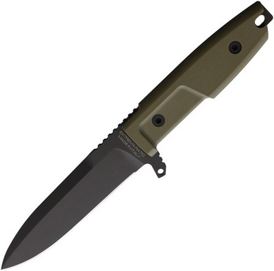 Extrema Ratio E.C.M. Cobra 04.1000.0095/BLK 4.13'' N690 Black G10 Fixed Knife