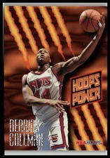 1994-95 Hoops #PR-34 Derrick Coleman Hoops Power (Stat Power Ratings)