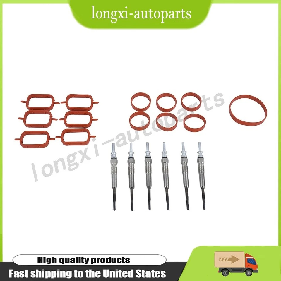 New Glow Plug Service Kit Fit 0250603009 BMW E90 335d E70 X5 xDrive35d - Imagem 2 de 4