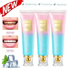 3 Pack Niacinamide Whitening Toothpaste Gentle Remove Stain Plaque Mint Breath