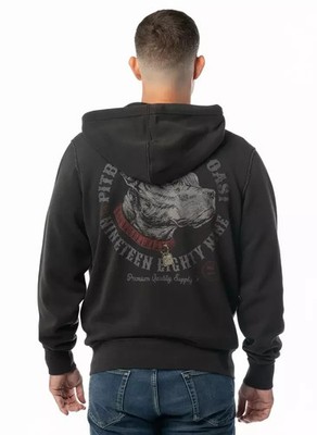 Kapuzenpullover mit Reißverschluss ZIP Pit Bull West Coast PitBull Strength