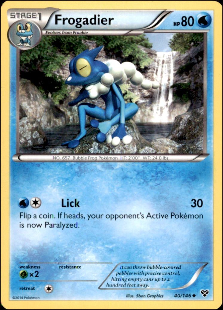 Pokemon - Frogadier #40/146 - XY Base Set Uncommon