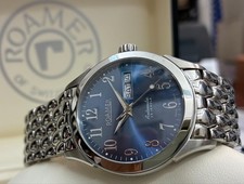 Orologio uomo meccanico ROAMER Competence automatico vetro zaffiro blu ref. 101632