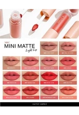 Kathy Amrez Mini Matte Light Lipstick Lightweight Long-Lasting Waterproof