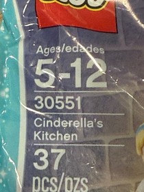 LEGO Disney: Cinderella's Kitchen (30551) FACTORY SEALED