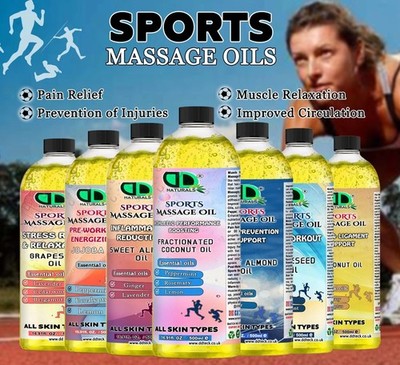 Sport Massage Öl Muskel reiben beruhigendes Training Ganzkörper Entspannung & Therapie