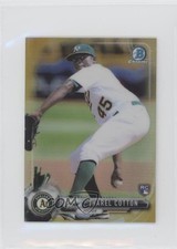 2017 Bowman Chrome Minis Base Rookies Gold Refractor 28/50 Jharel Cotton #89 3q5