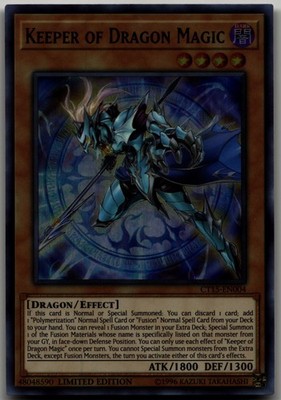 Keeper of Dragon Magic Ultra Rare 2018 Mega-Tins CT15-EN004 LP