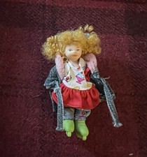OOAK Custom1/12 Doll,”Daisy” Small Curly Hair Girl With Rollerblades&extra x