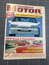 VINTAGE CAR MAGAZINE MODERN MOTOR MANCAVE MUSCLE FORD HOLDEN 1980s MOTOR FALCON