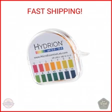 Hydrion Ph Paper (93) with Dispenser and Color Chart - Full Range Insta Chek ph-