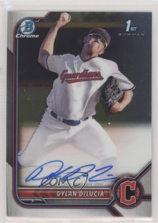 2022 Bowman Draft Chrome Draft Pick Auto Dylan DeLucia #CDA-DDA Auto 0hw6