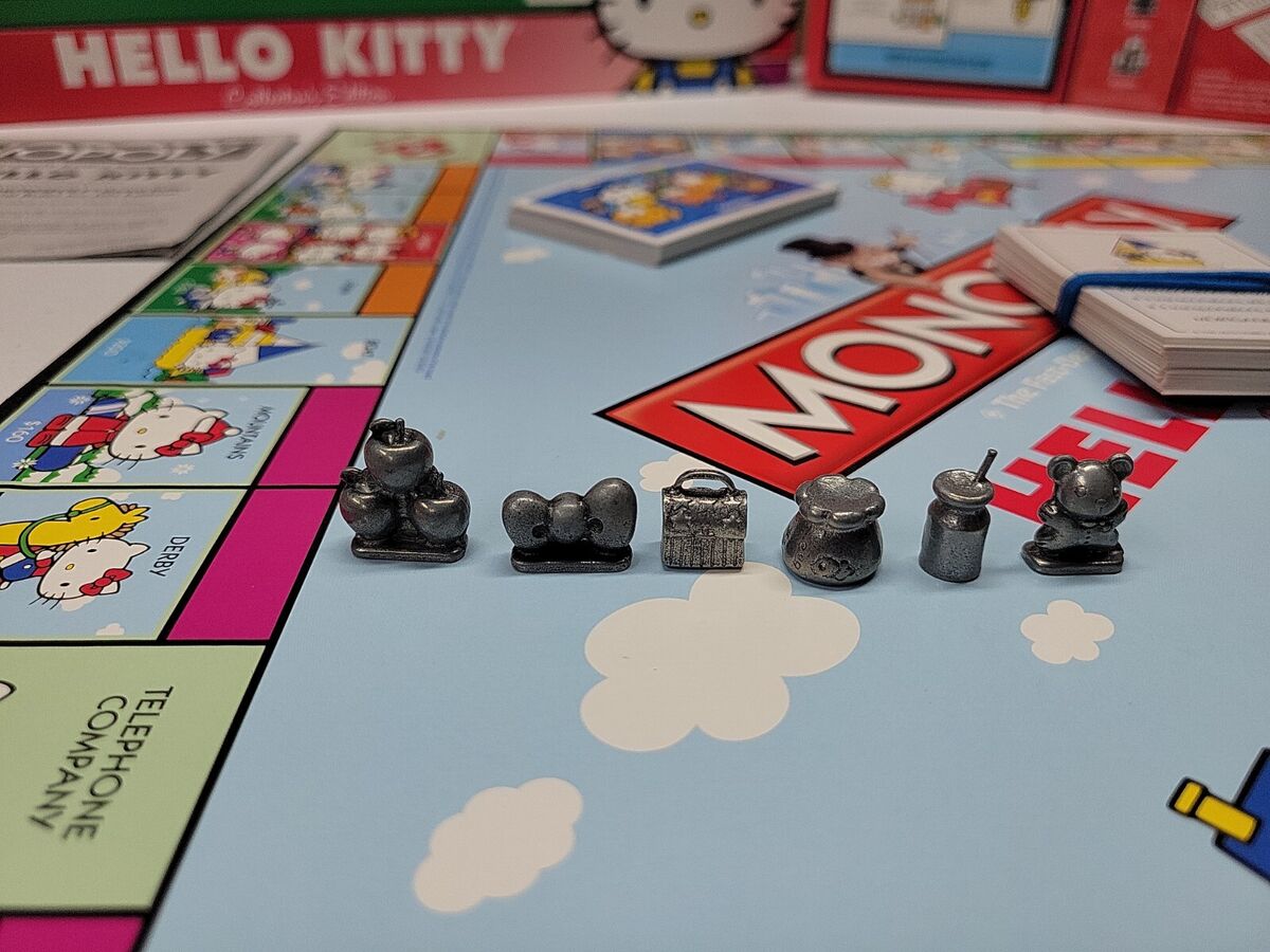 Hello Kitty Limited Edition Sanrio Game Lot Monopoly Scrabble Yahtzee Chess  Rare