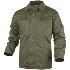 Nva Ddr Winter Jacket Mens Parka Classic Military Coat + Collar East German Camo