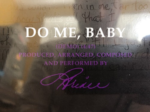 BRAND NEW LIMITED EDITION PRINCE DO ME BABY DEMO PURPLE VINYL 7" SINGLE SEALED - Imagen 3 de 3