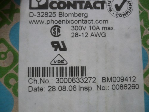 Box of 50 New Phoenix Contact IC 2 5/ 3-STF-5 08 1825323 - Picture 3 of 3