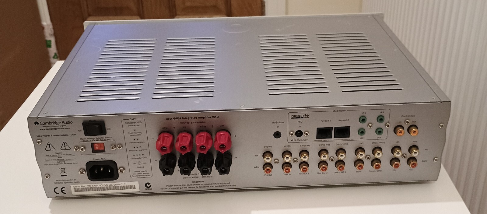 Cambridge Audio Azur 640A, Silver With Remote eBay
