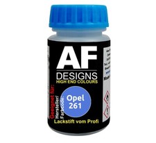 Lackstift für Opel IBIZABLAU metallic 261 schnelltrocknend Tupflack Autolack