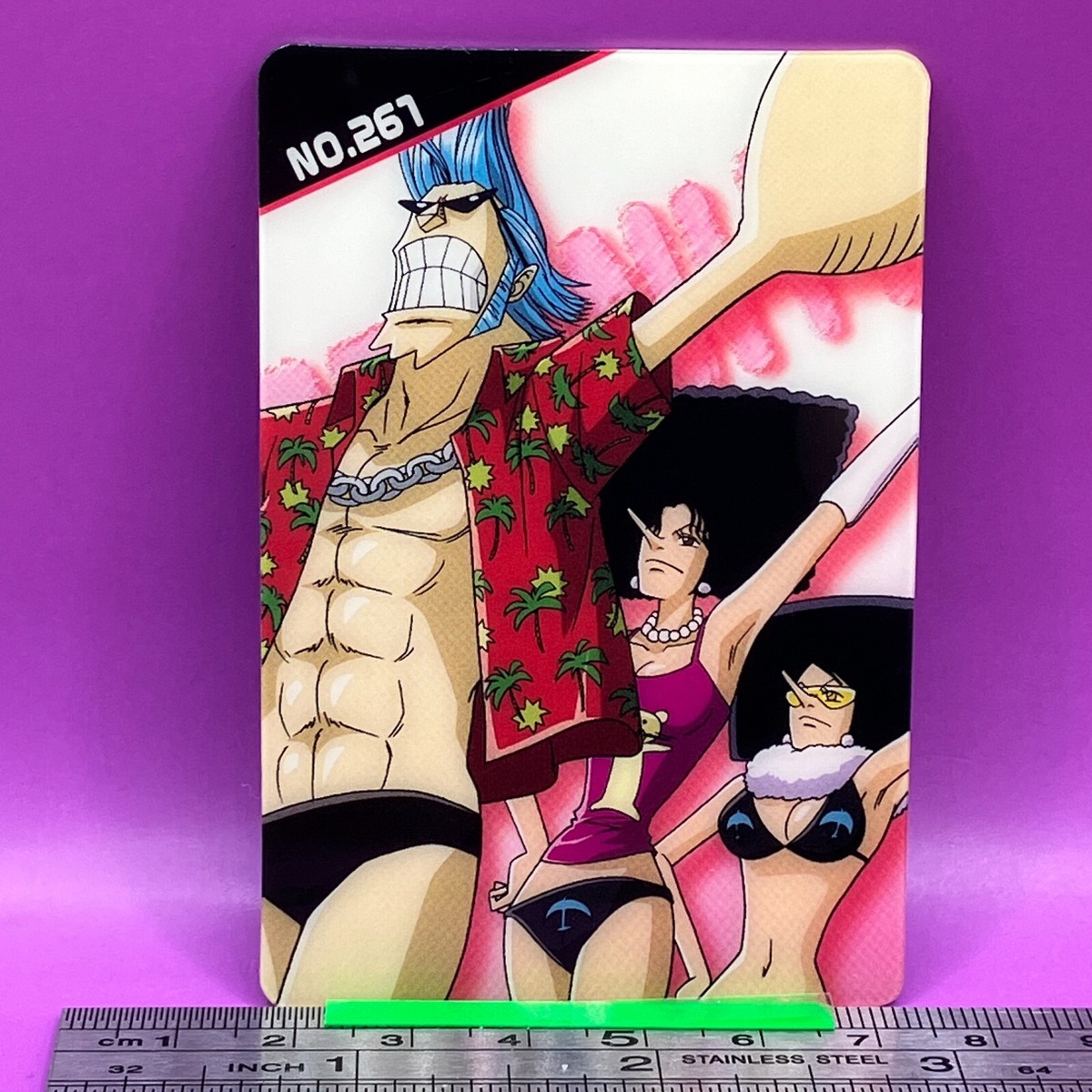 Franky Kiwi Mozu 261 One Piece King of Pirates Gummy Card 2005