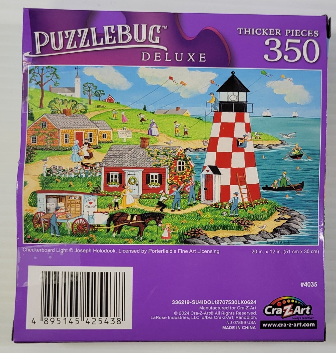 I) Lot 2 Puzzlebug Deluxe Jigsaw Puzzles 350 Down on Farm