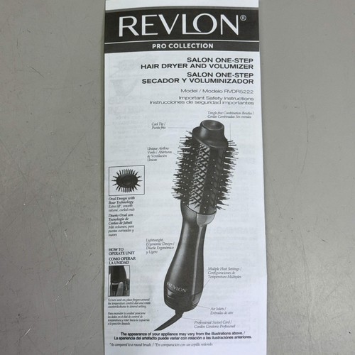 REVLON One-Step Volumizer Hair Dryer and Styler, Pink RVDR5222 - Picture 9 of 13