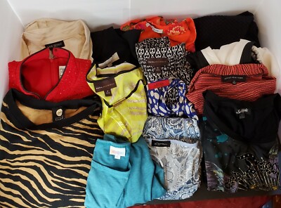 14Pc Bulk Women s tops Lot Mix Sizes Poshmark Resale Bundle Akira Lane Bryant 
