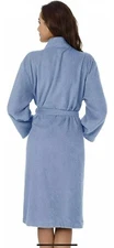 SIORO Womens Terry Cloth Robes Cotton Kimono Bathrobe Calf Length Lightweight XL