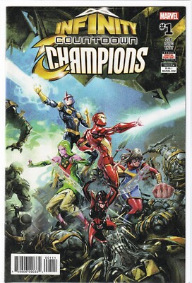 INFINITY COUNTDOWN Champions #1 (2018) Clayton Crane VARIANT ~ UNREAD NM