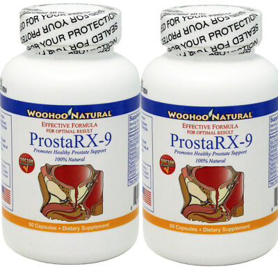 2 x Woho Natural ProstaRX 9 60 Capsules