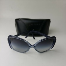 Authentic Bulgari Bvlgari Sunglasses Blue 8035 5113/8G 61  16 130 3N