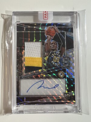 2022-23 Panini Spectra Basketball Bennedict Mathurin /49 Auto Indiana Pacers RC