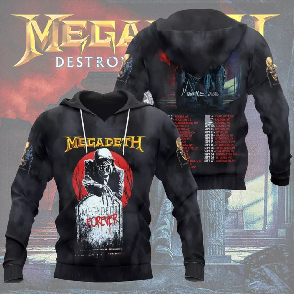 Megadeth Destroy All Enemies US Tour Hoodie
