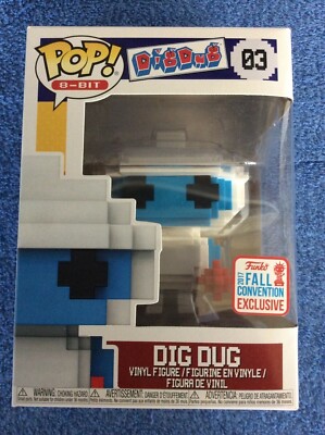Funko Pop Vinyl Figur DIG DUG 8-Bit NYCC 2017 Exclusive #03 - Neu