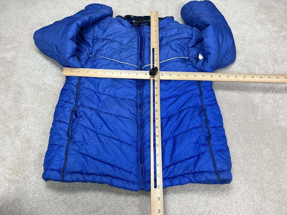 Chaqueta London Niebla Niños Grande Azul Invierno Abrigo Esquí Aislado Jóvenes Niños Foto 4 de 4