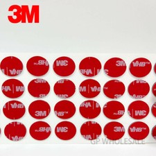 20x 3M VHB Sticky Adhesive Round Pad Mounting Black Double Sided Tape 5952 15mm