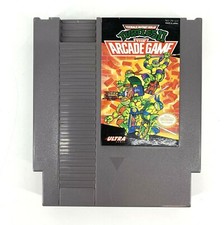 TEENAGE MUTANT NINJA TURTLES II 2 TMNT ARCADE NES Nintendo Original Game TESTED!