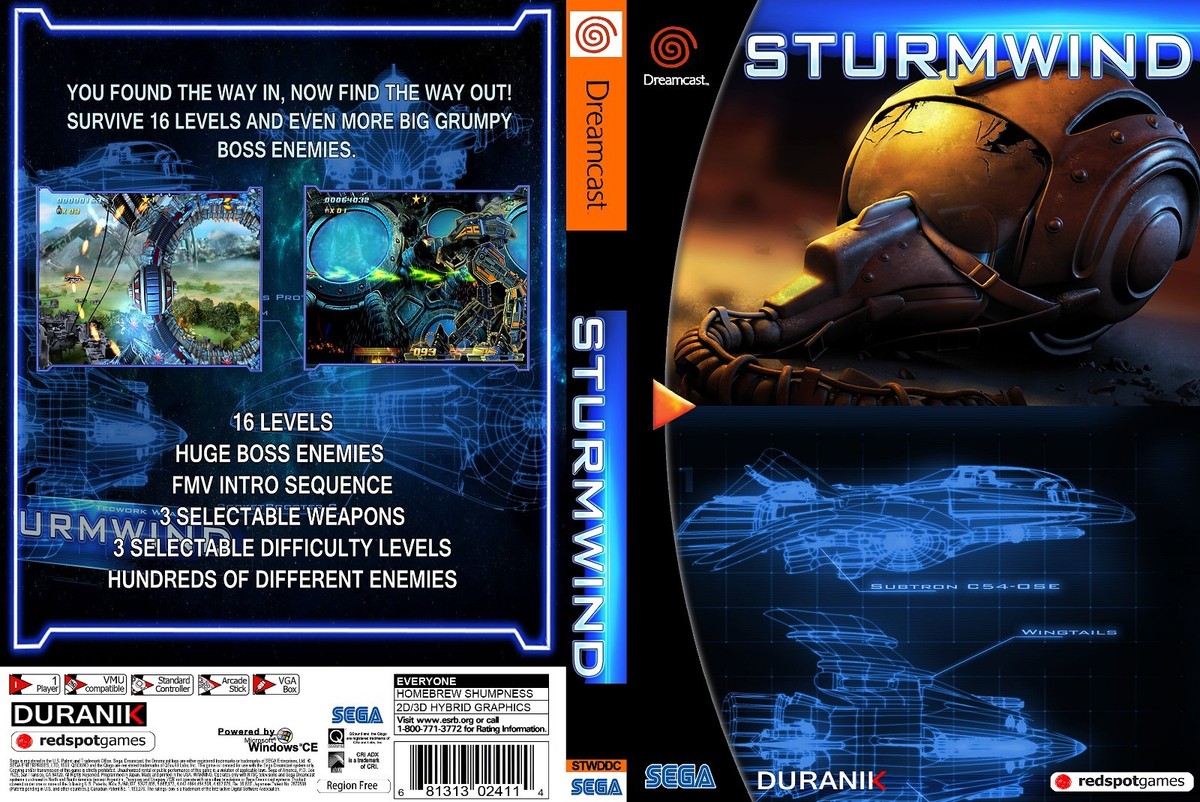 ドリームキャスト STURMWIND DURANIK Sturmwind (Standard Edition) [Sega Dreamcast] | VGNYsoft Games