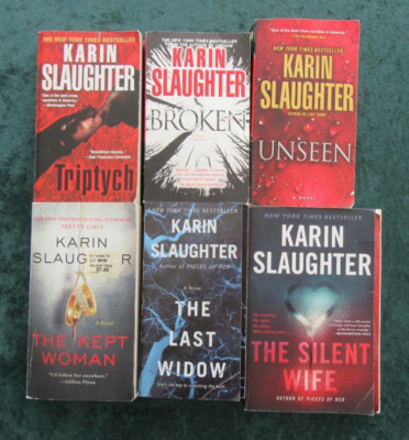 LOT 6 PB WILL TRENT SERIES BY KARIN SLAUGHTER: TRIPTYCH; BROKEN; UNSEEN ++