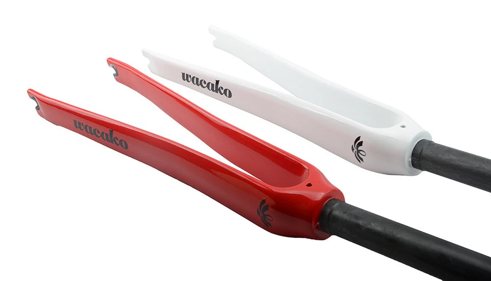 Ultralight 700C Straight Carbon Fiber Road Bike Fork Rigid Fixed Gear Bike Forks - Image 4 of 4