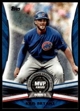 2017 Topps MVP Award Winner Kris Bryant #MVP-10