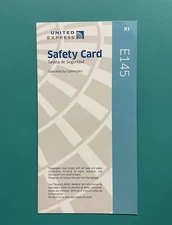 COMMUTAIR SAFETY CARD--E145