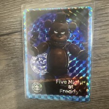 2023 Five Nights at Freddy  s FNAF Trading Sticker Freddy Blue Prism Surreal