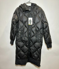 Mondetta Ladies' Quilted Down Parka, Size S, Black