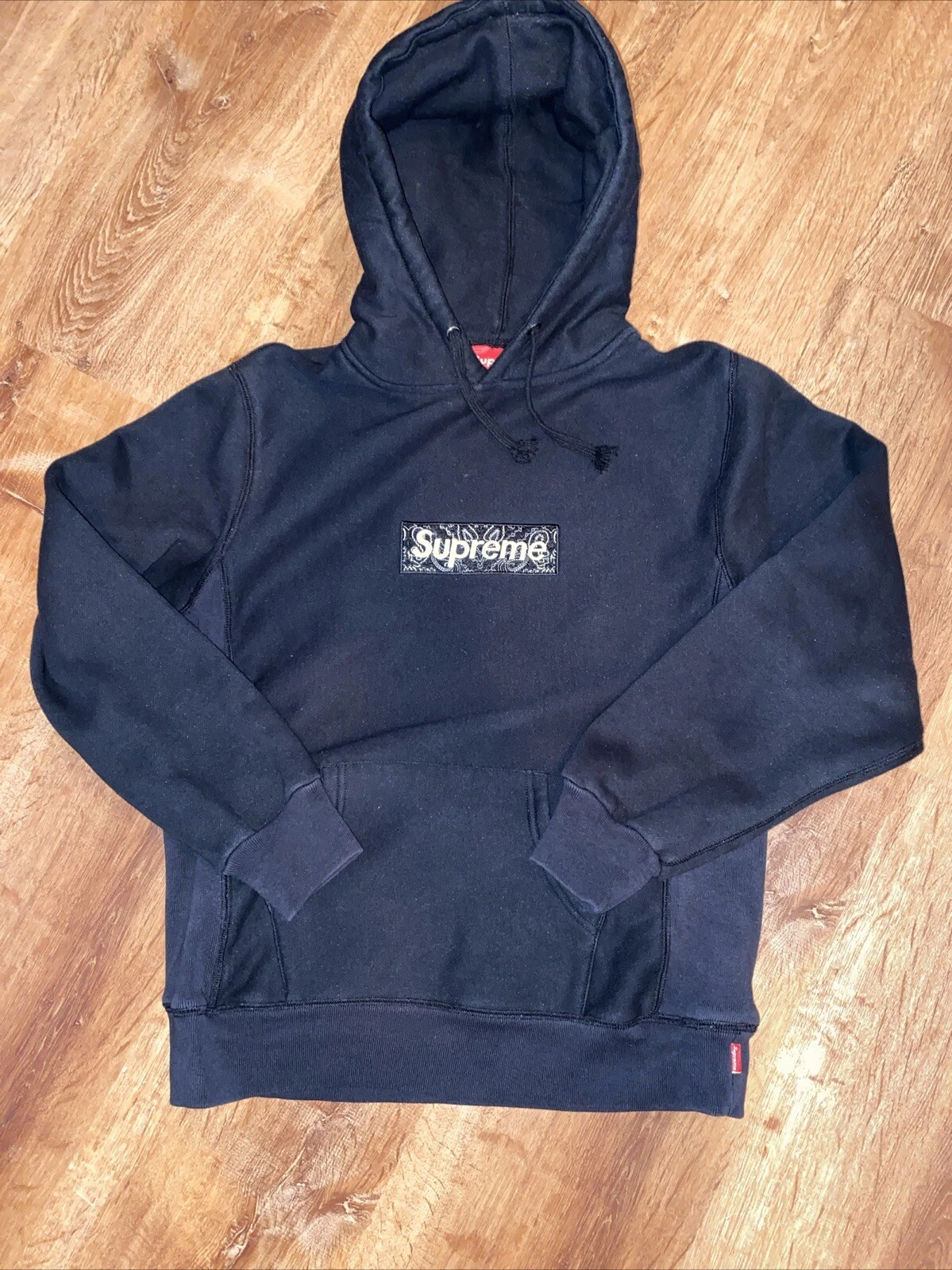 Sweat à capuche Supreme Box Logo 2023   FW23 Noir Taille S