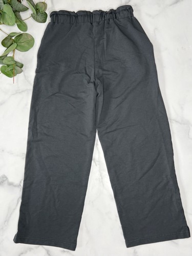 Pact Kick Back Crop Pants Culottes Charcoal Gray Size XS - Picture 2 of 7