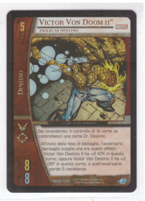 Kartenspiel VS SYSTEM Victor Von Doom II MOR-124 FOIL Ita