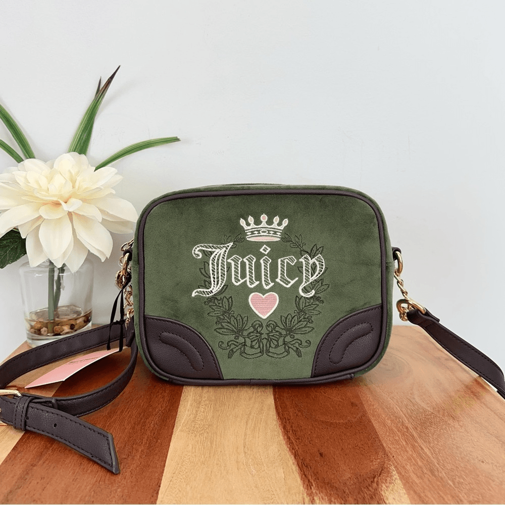 【JUICY COUTURE】Heritage ヘリテージ クロスボディーバッグ NWT Juicy Couture Bag Heritage Crossbody In Green