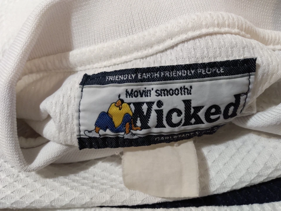 Vintage 90s Wicked Sporting Gear Polo Shirt Long Sleeve Streetwear XL — 第 3/4 张图片