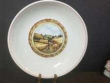 Over And Back, Made In Italy , 12 3/4" And 9 1/2  Bowl.