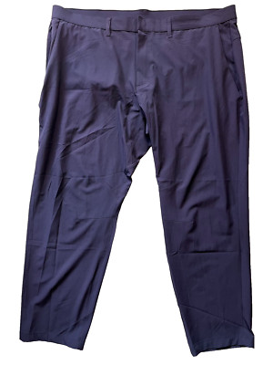 New! Fabletics Men's The Only Pant Blue Modern Classic Fit 44x30 Stretch
